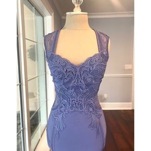 lipsy appliqué bodycon midi dress